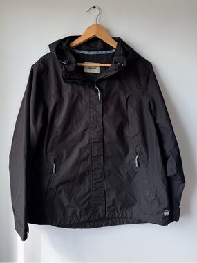 (XL) Women’s windriver Black Waterproof Hooded Jacket